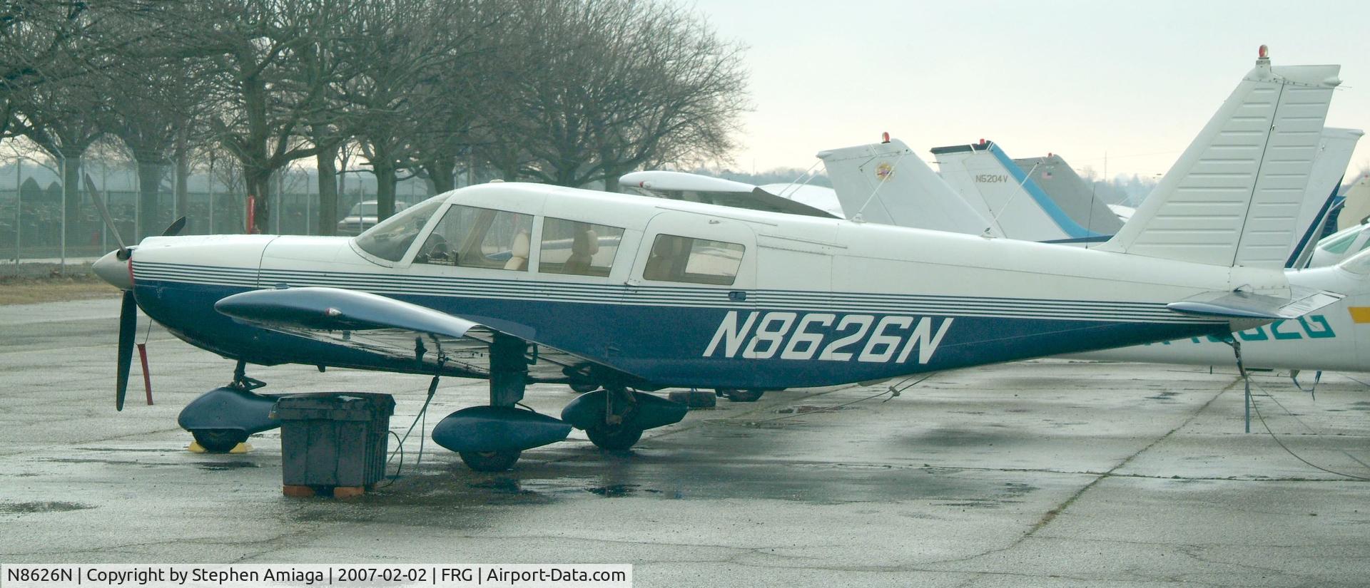 N8626N, 1970 Piper PA-32-300 Cherokee Six C/N 32-7140019, Cherokee Six on the Alfa Ramp...