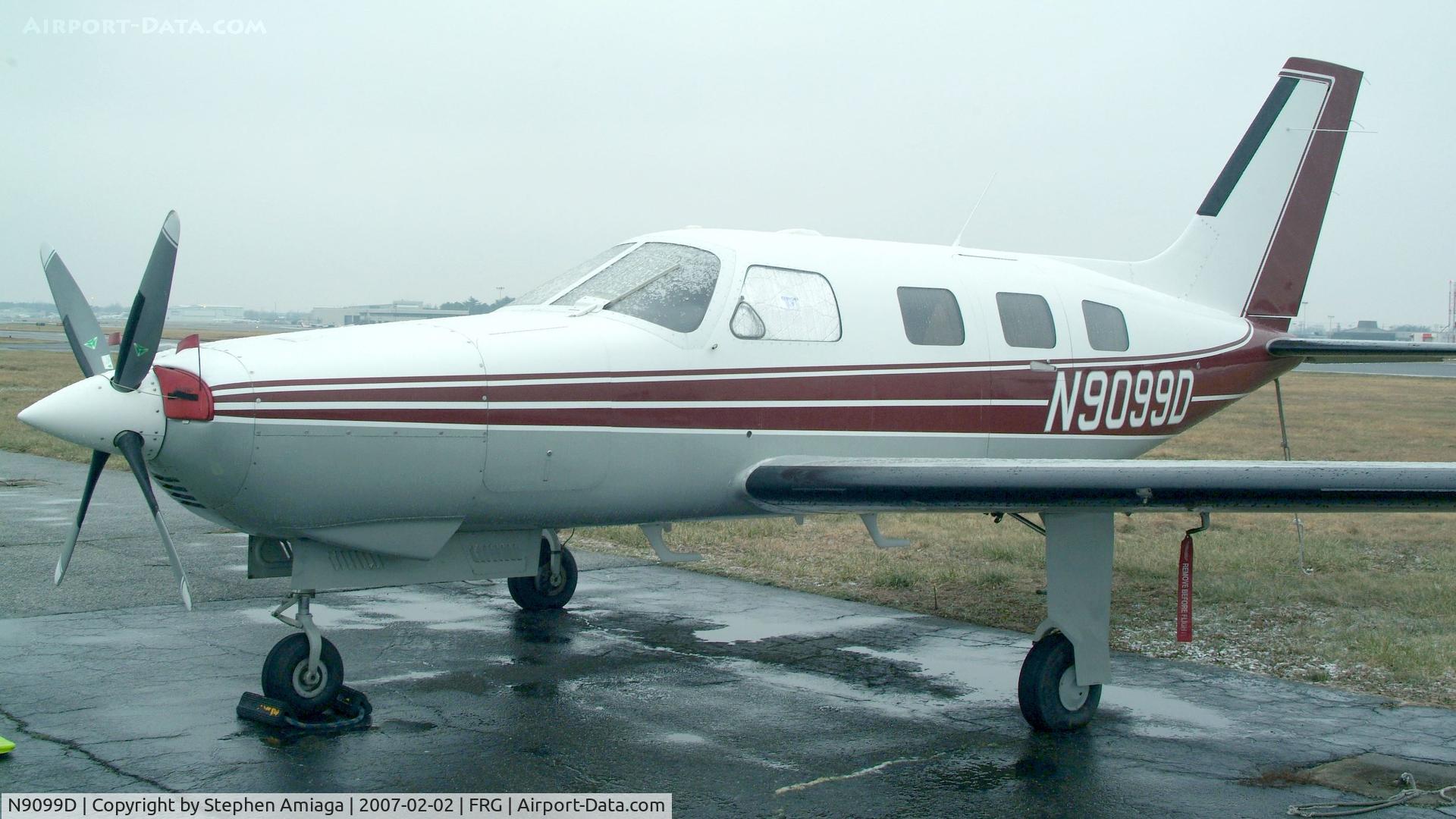 N9099D, 1986 Piper PA-46-310P Malibu C/N 46-8608066, Malibu on the Sheltaire Ramp...