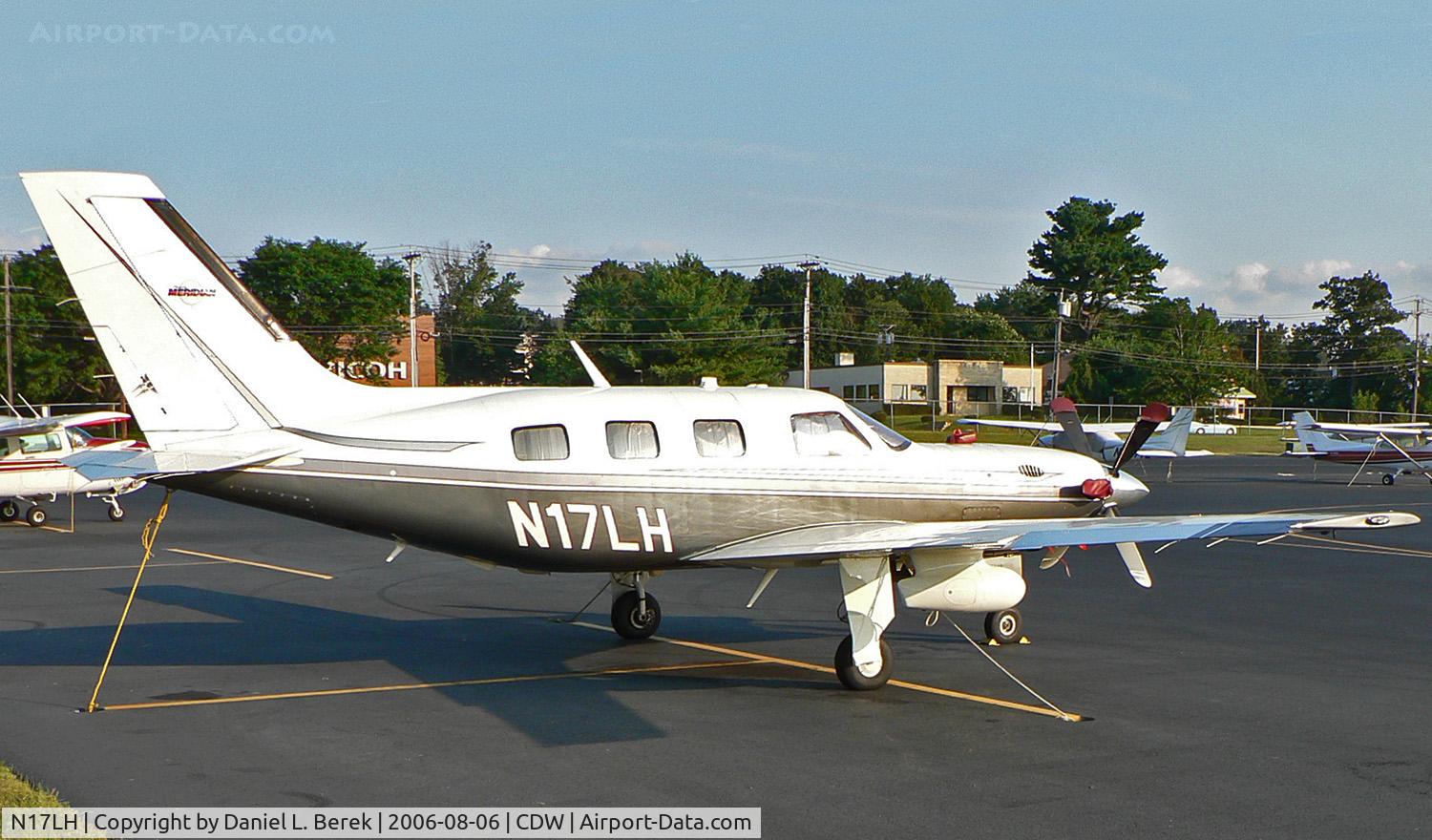 N17LH, 2000 Piper PA-46-500TP C/N 4697007, Nice, sleek Malibu Meridian basks in the evening summer sun at Caldwell Airport.