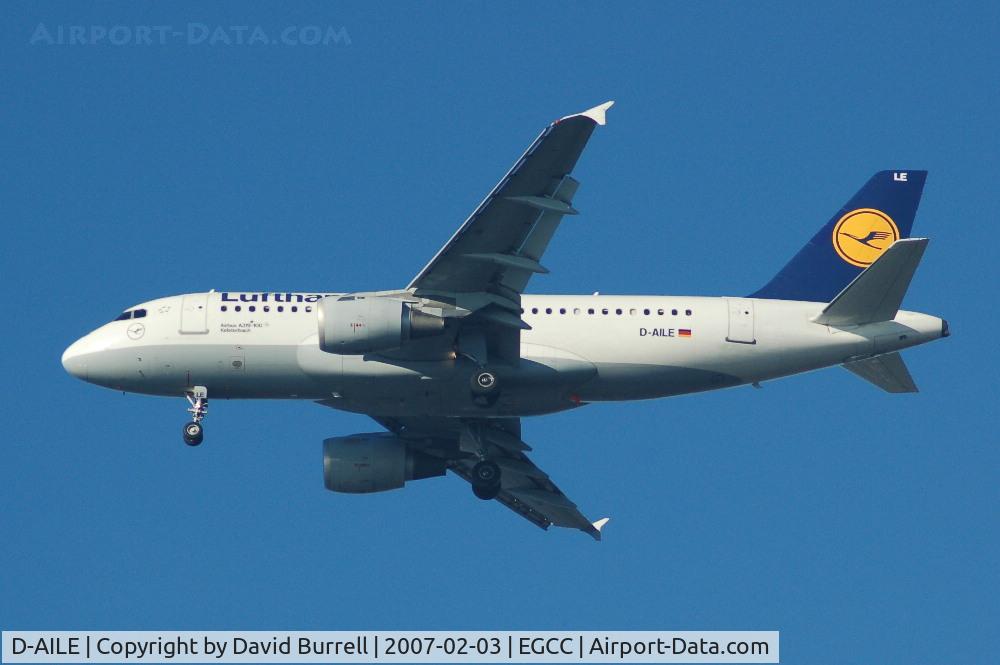 D-AILE, 1996 Airbus A319-114 C/N 627, Lufthansa - Landing