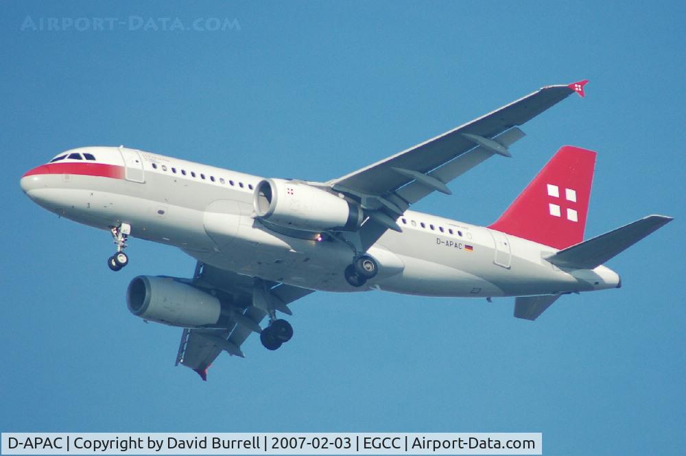 D-APAC, 2002 Airbus A319-132 C/N 1727, Privat Air - Landing