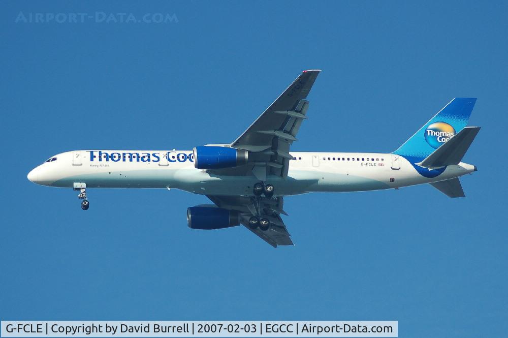 G-FCLE, 1998 Boeing 757-28A C/N 28171, Thomas Cook - Landing