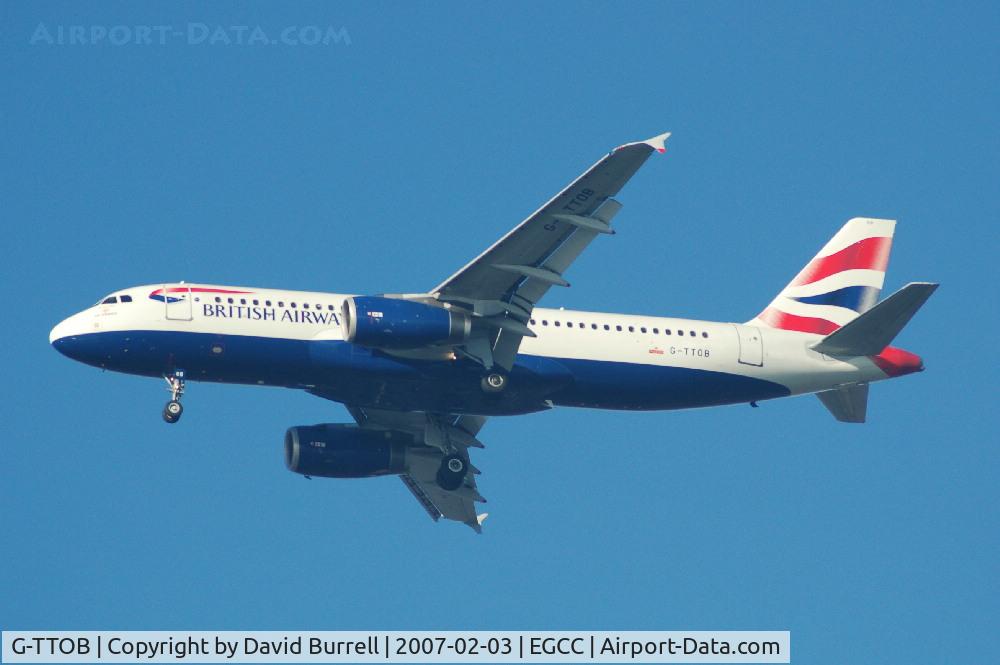 G-TTOB, 2001 Airbus A320-232 C/N 1687, British Airways - Landing