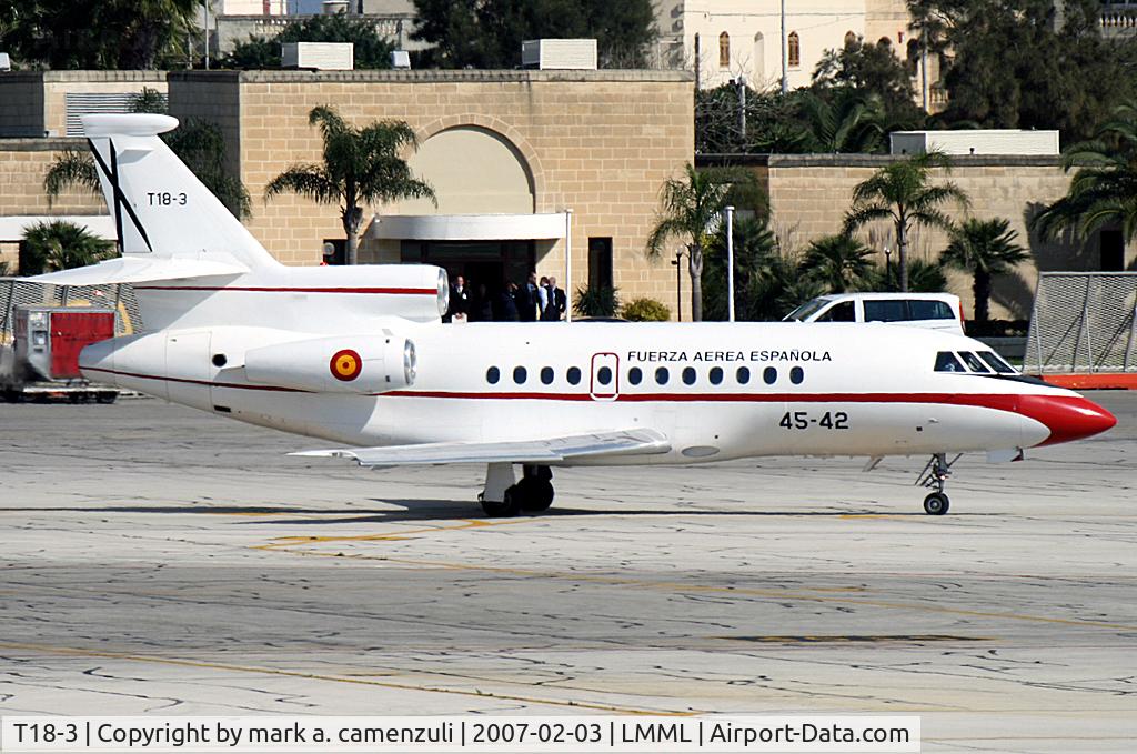 T18-3, 1989 Dassault Falcon 900B C/N 077, FALCON