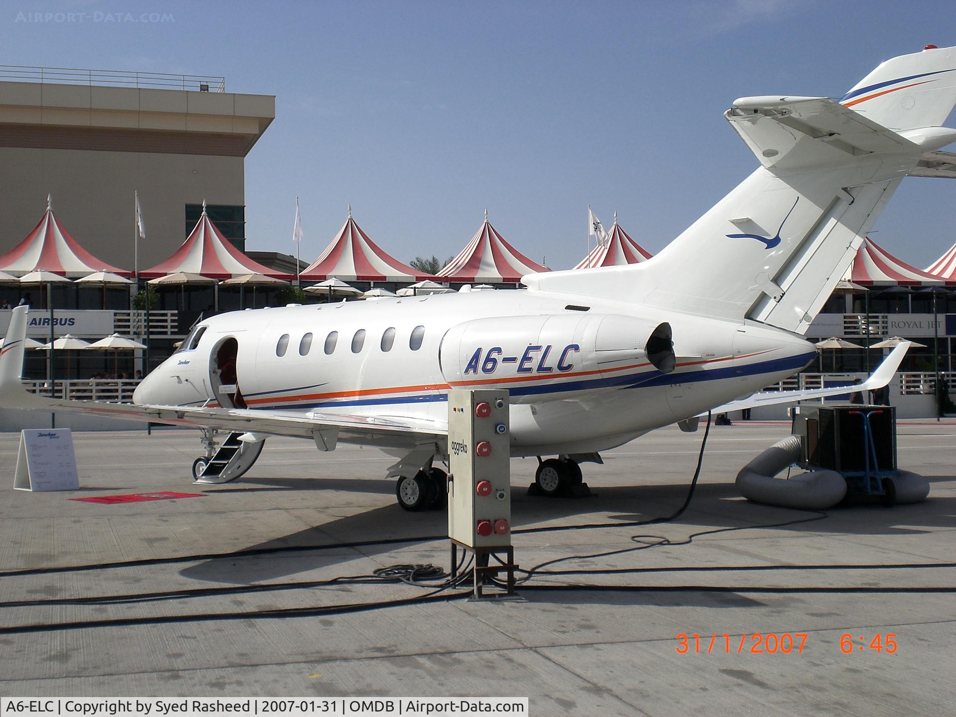 A6-ELC, 2006 Raytheon Hawker 850XP C/N 258781, Hawker 850XP
