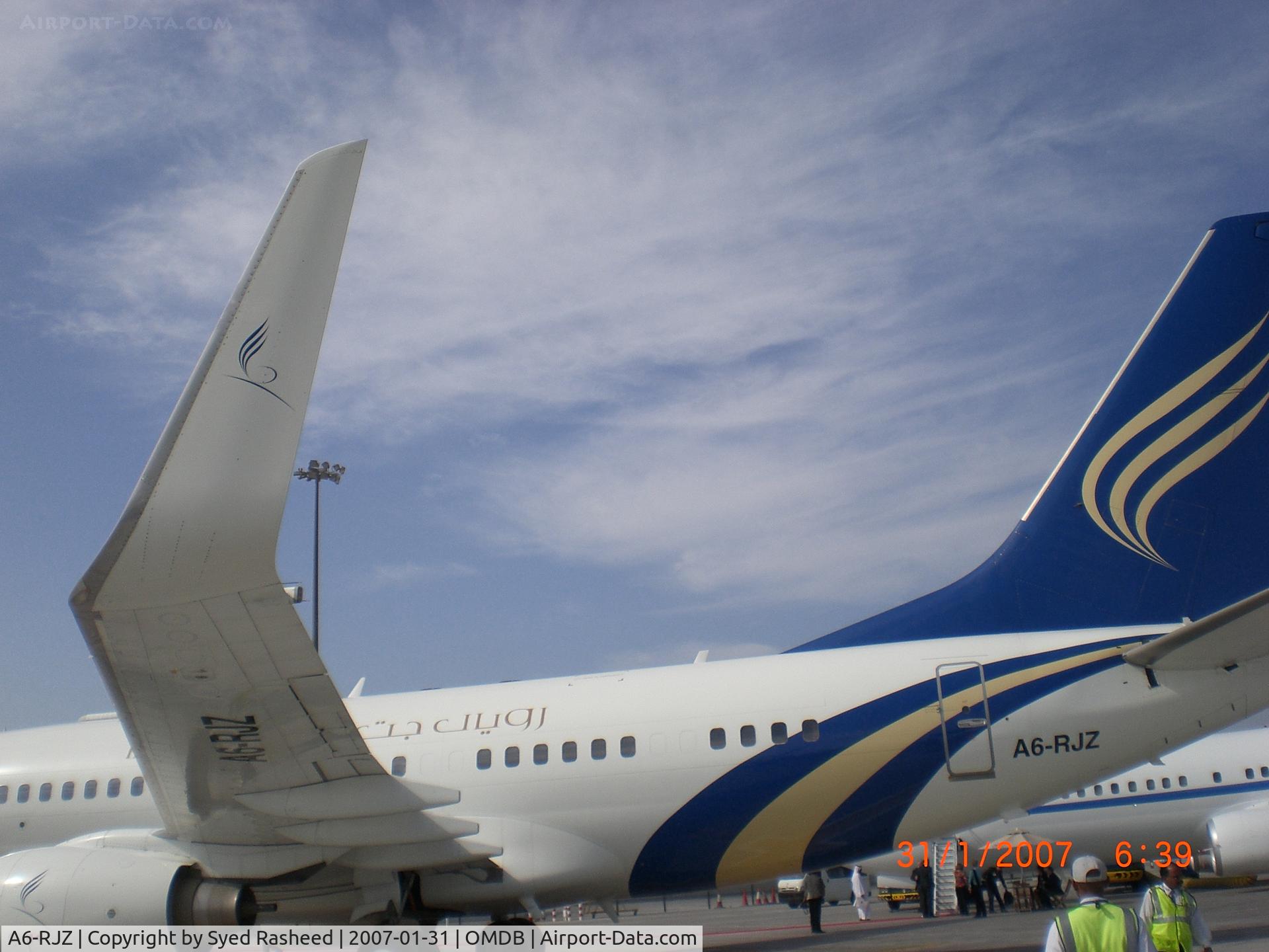 A6-RJZ, 1999 Boeing 737-7Z5 BBJ C/N 29269, Royal Jet BBJ @ MEBA Dubai