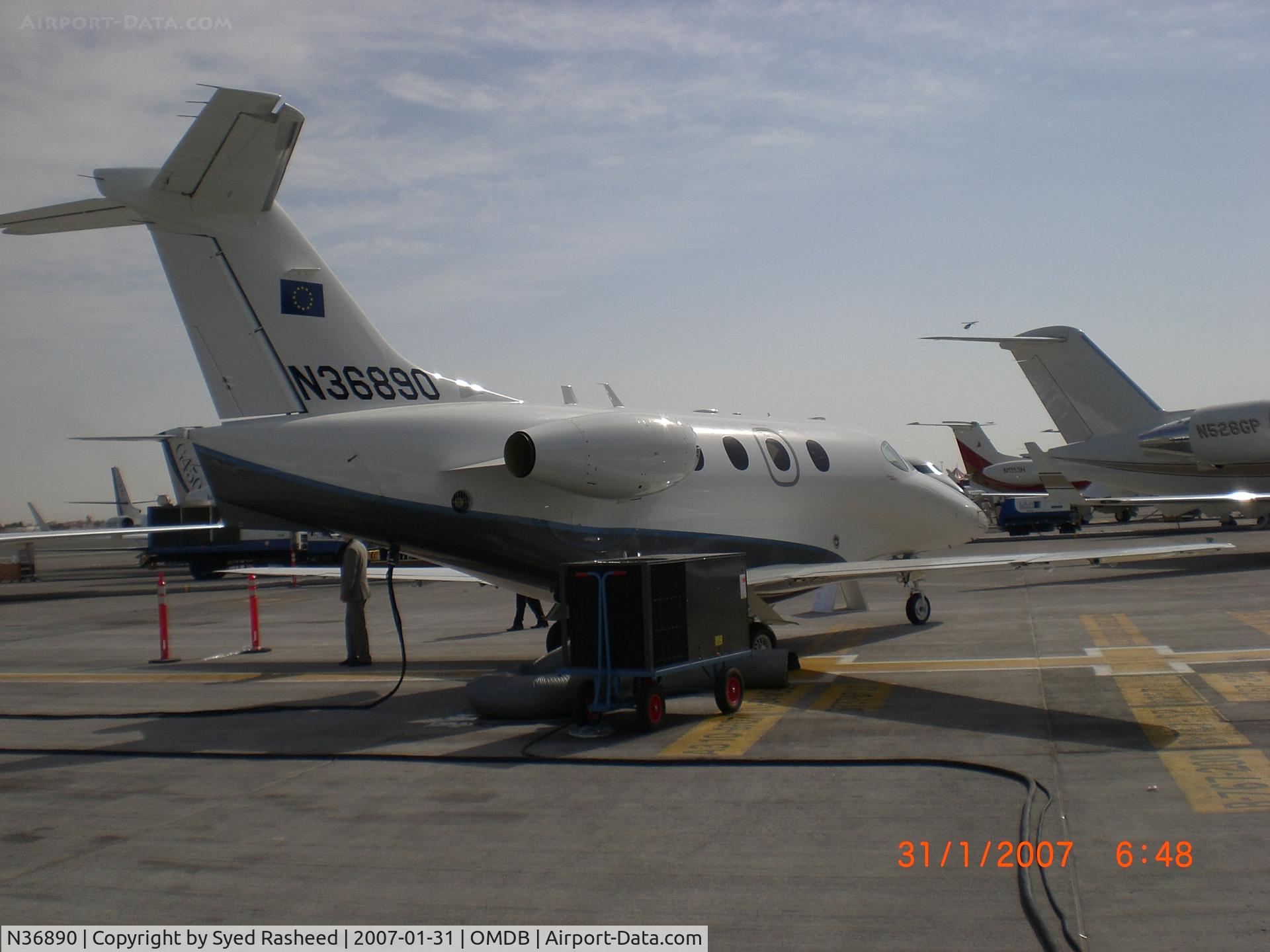 N36890, Raytheon Aircraft Company 390 C/N RB-160, Premier 1 @ MEBA Dubai