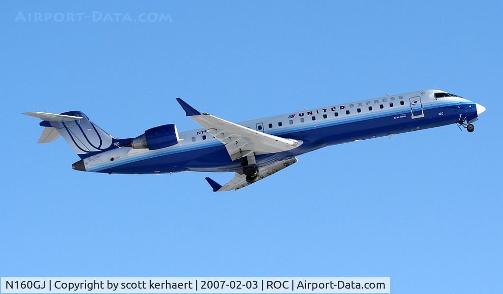 N160GJ, 2006 Bombardier CRJ-702 (CL-600-2C10) Regional Jet C/N 10239, my 1st gojet pic!