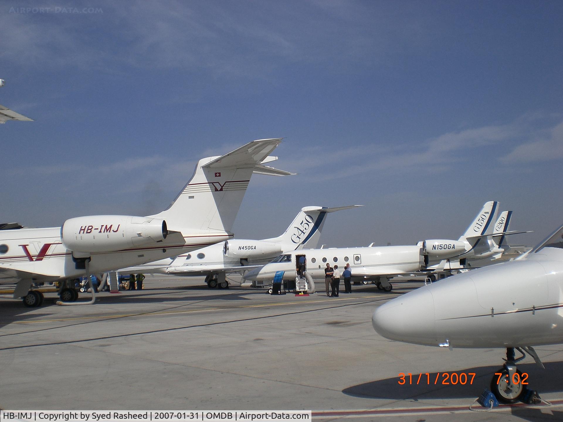 HB-IMJ, 1997 Gulfstream Aerospace Gulfstream V C/N 517, @ MEBA - Dubai