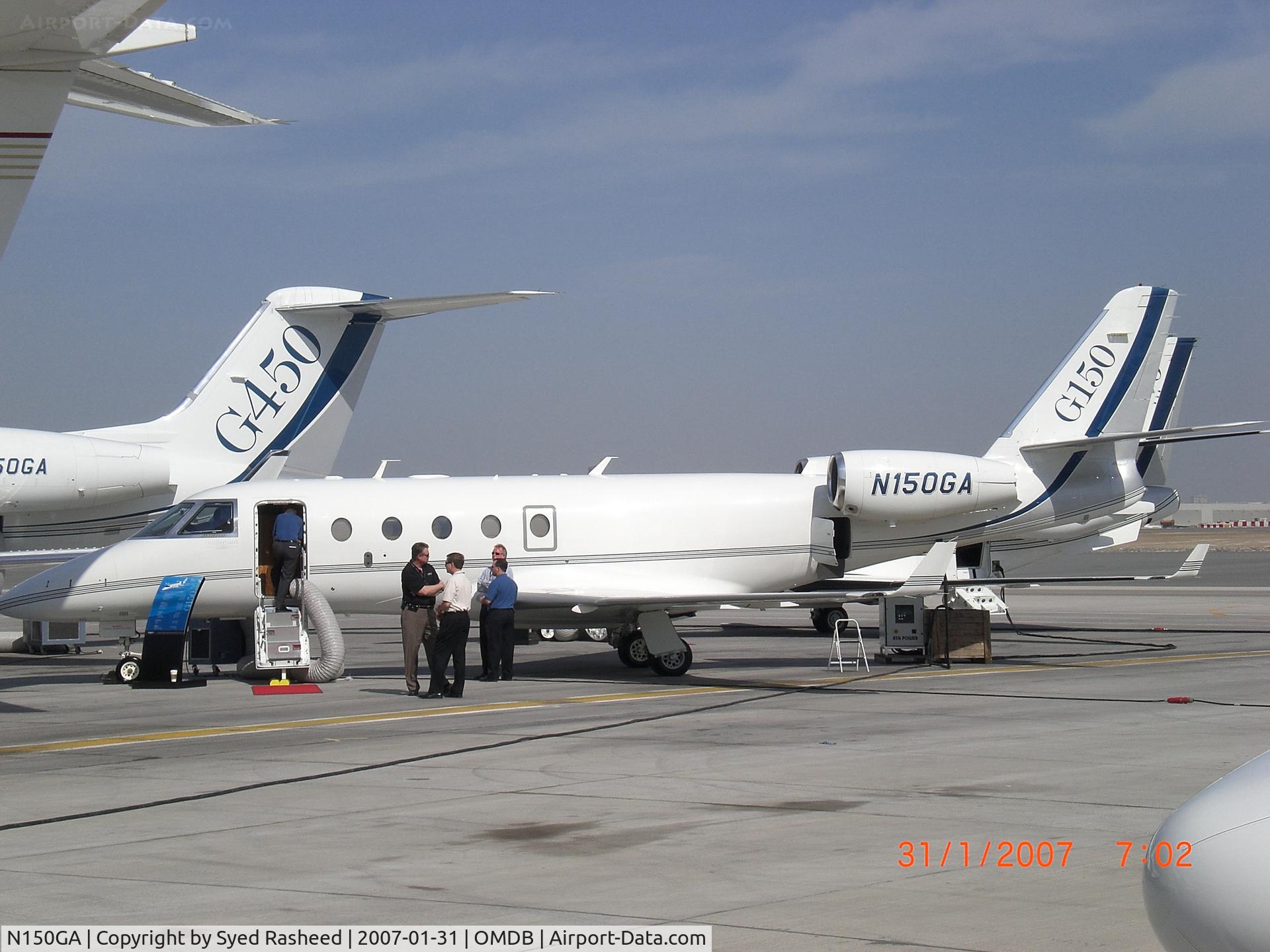 N150GA, 2007 Israel Aerospace Industries Gulfstream G150 C/N 286, @ MEBA - Dubai