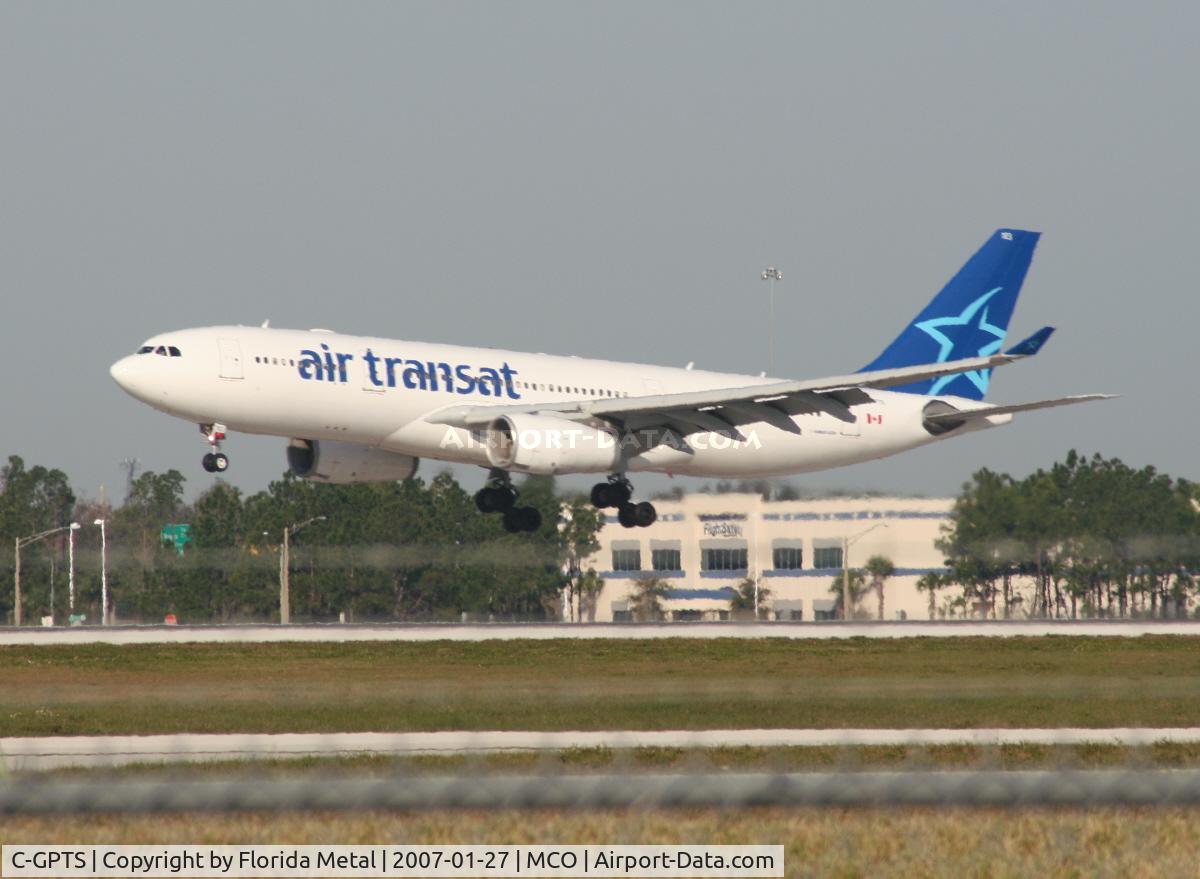 C-GPTS, 2002 Airbus A330-243 C/N 480, Landing 18R