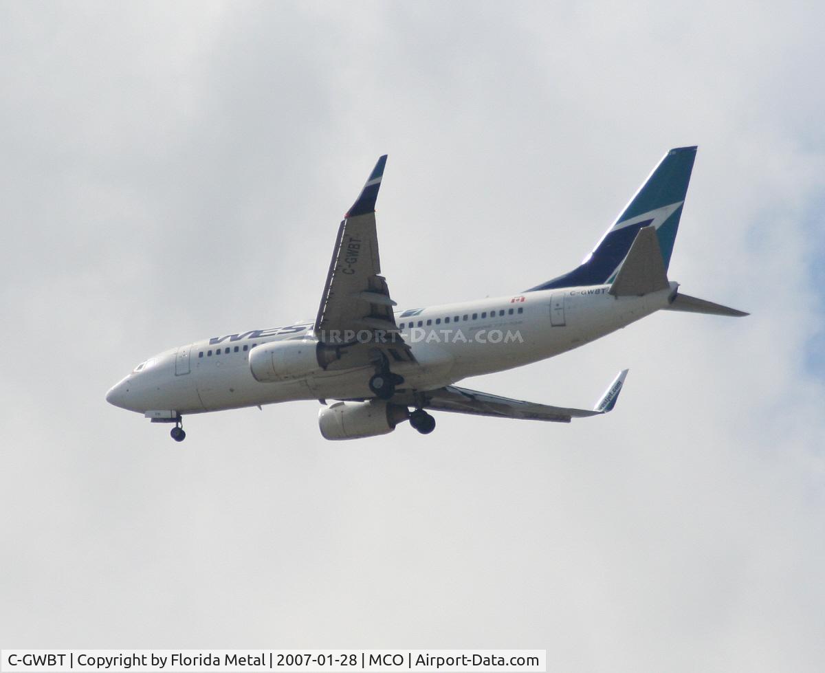 C-GWBT, 2003 Boeing 737-7CT C/N 32755, West Jet