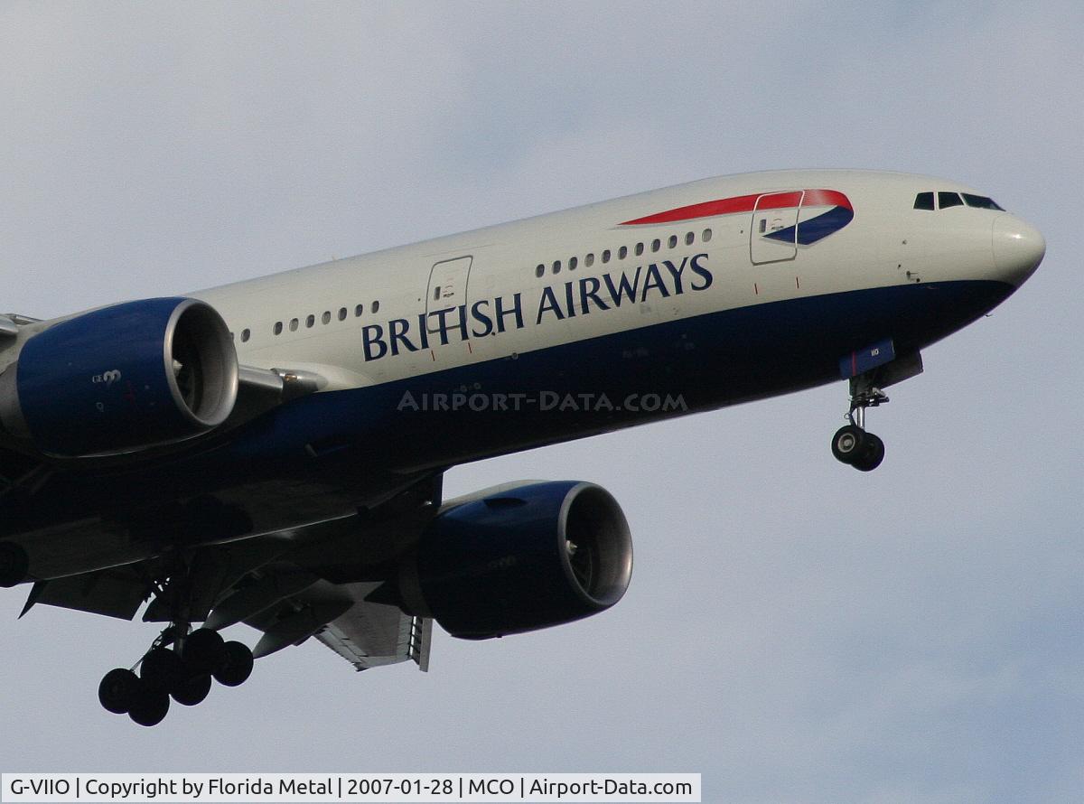 G-VIIO, 1999 Boeing 777-236 C/N 29320, British Airways 777