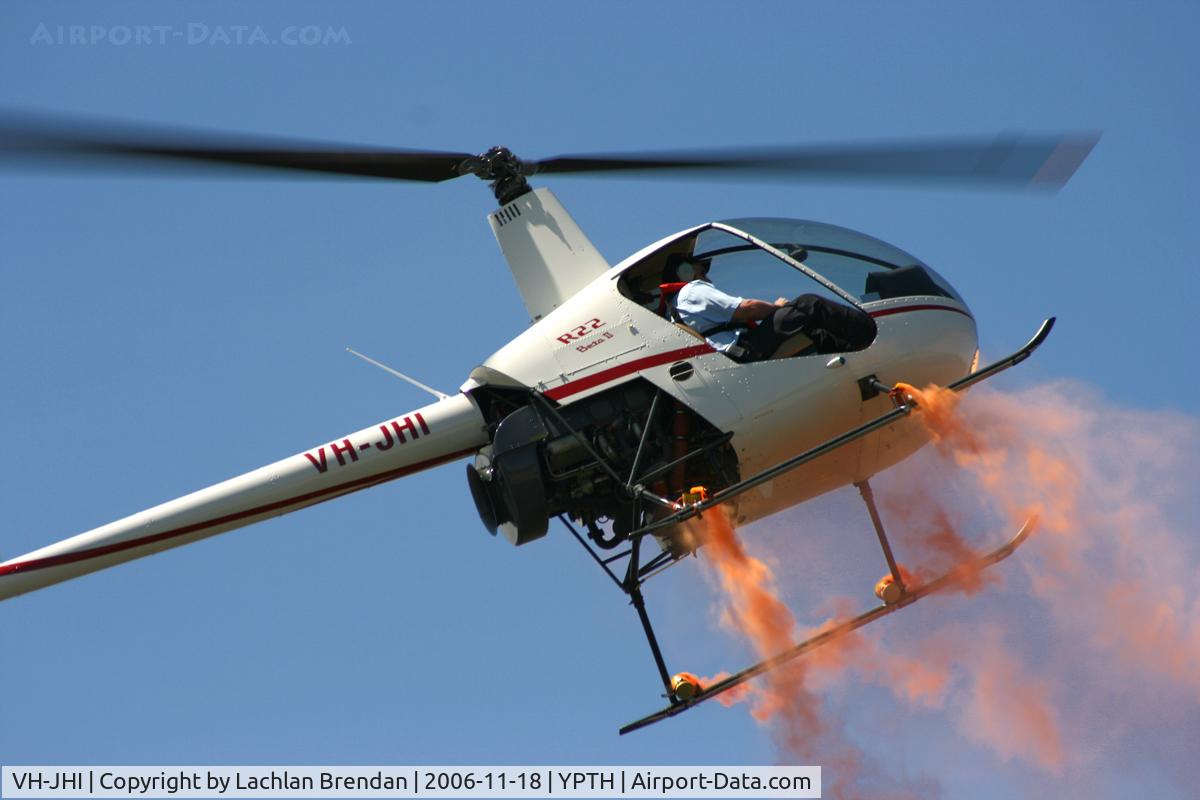 VH-JHI, 2004 Robinson R22 BETA C/N 3711, Robinson R22 Beta display at the Perth Red Bull Air Race