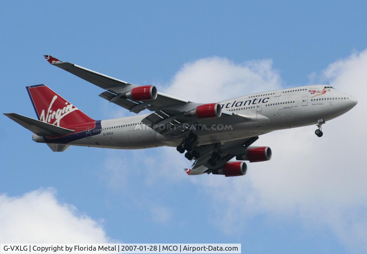 G-VXLG, 1998 Boeing 747-41R C/N 29406, Virgin 747-400