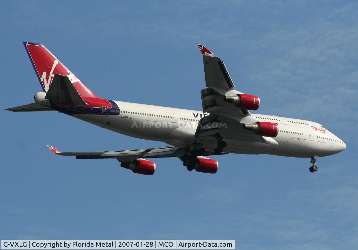 G-VXLG, 1998 Boeing 747-41R C/N 29406, Virgin