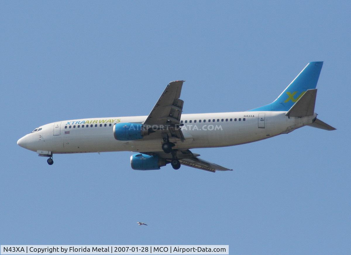 N43XA, 1990 Boeing 737-4S3 C/N 24796, Xtra Airways