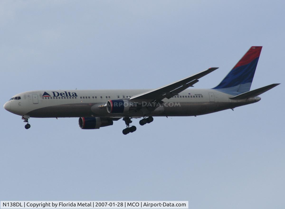 N138DL, 1991 Boeing 767-332 C/N 25409, Delta 767-300
