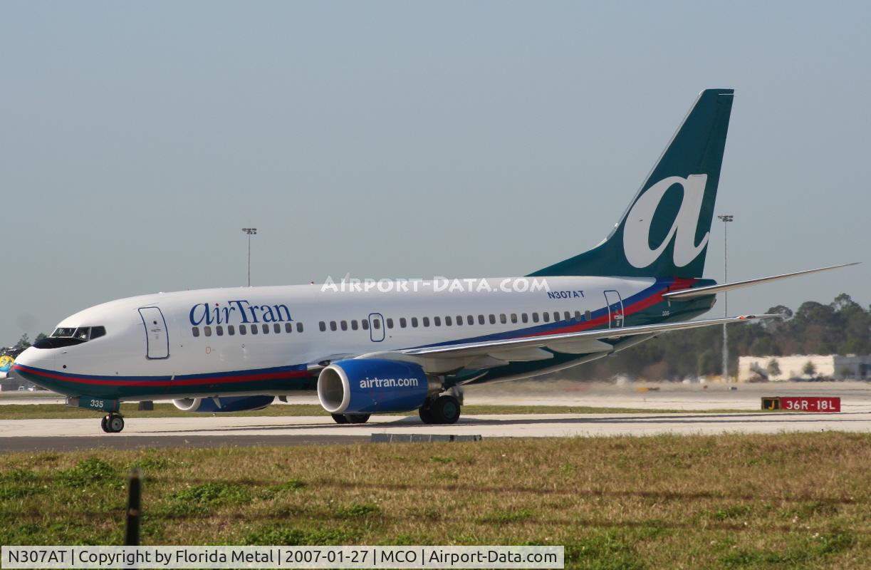 N307AT, 2006 Boeing 737-7BD C/N 34862, Air Tran 737