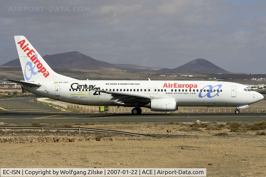 EC-ISN, 2002 Boeing 737-86Q C/N 30291, visitor