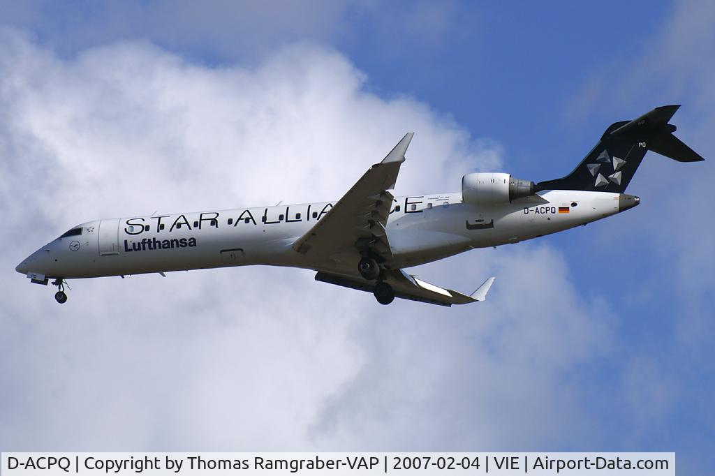 D-ACPQ, 2003 Canadair CRJ-700 (CL-600-2C10) Regional Jet C/N 10091, Lufthansa Canadair Regionaljet 700 (Star Alliance colors)