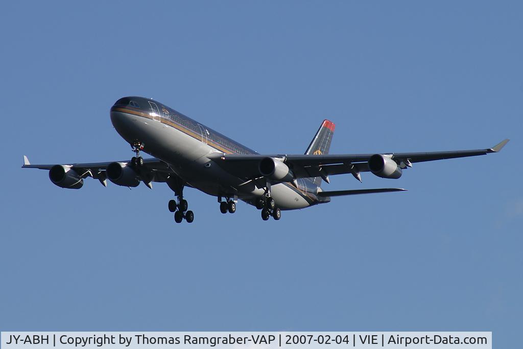 JY-ABH, 1993 Airbus A340-211 C/N 009, The Hashemite Kingdom of Jordan Airbus A340-200