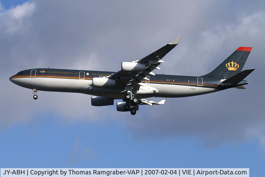 JY-ABH, 1993 Airbus A340-211 C/N 009, The Hashemite Kingdom of Jordan Airbus A340-200