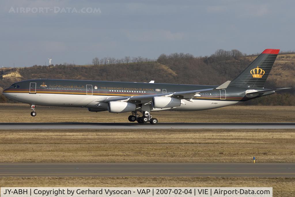 JY-ABH, 1993 Airbus A340-211 C/N 009, what a 