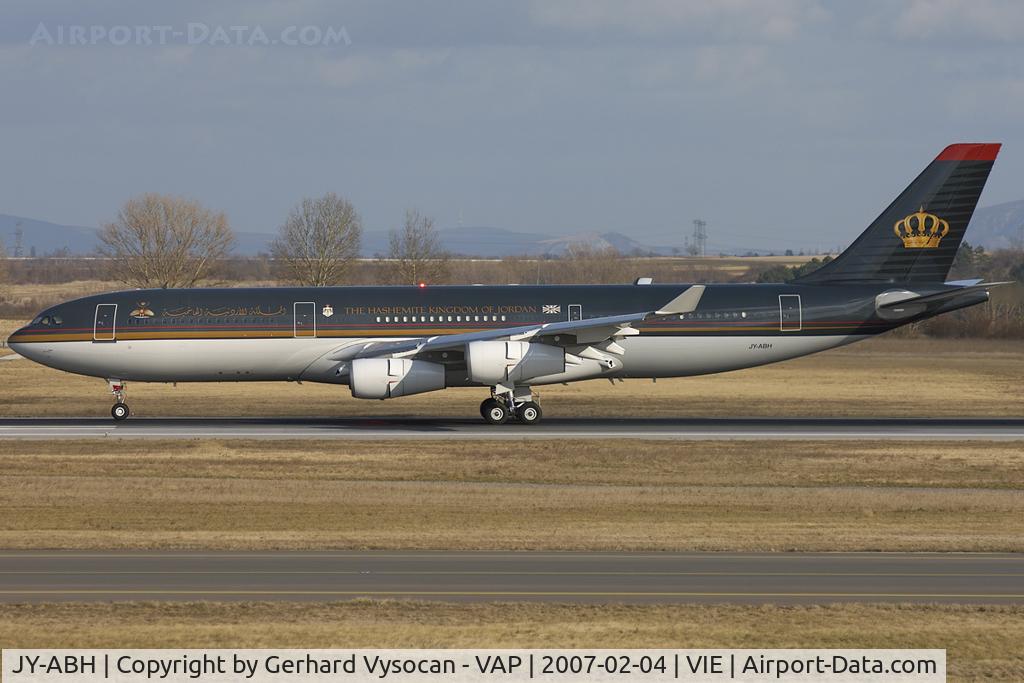 JY-ABH, 1993 Airbus A340-211 C/N 009, what a 