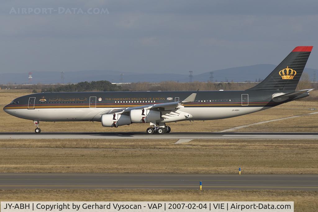 JY-ABH, 1993 Airbus A340-211 C/N 009, what a 
