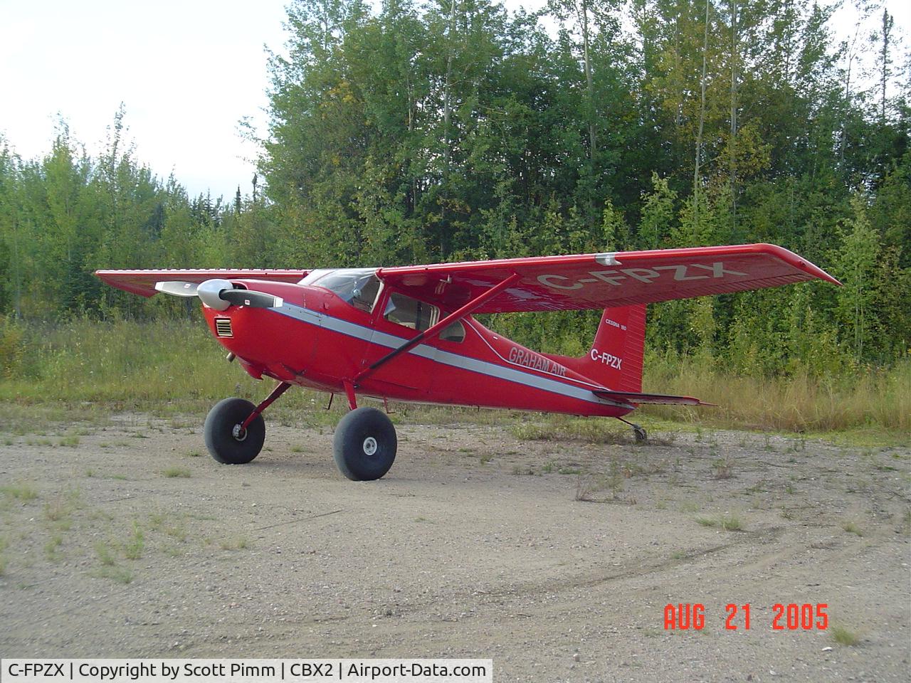C-FPZX, 1963 Cessna 180F C/N 18051269, Cessna 180F in N.E. Birtish Columbia.