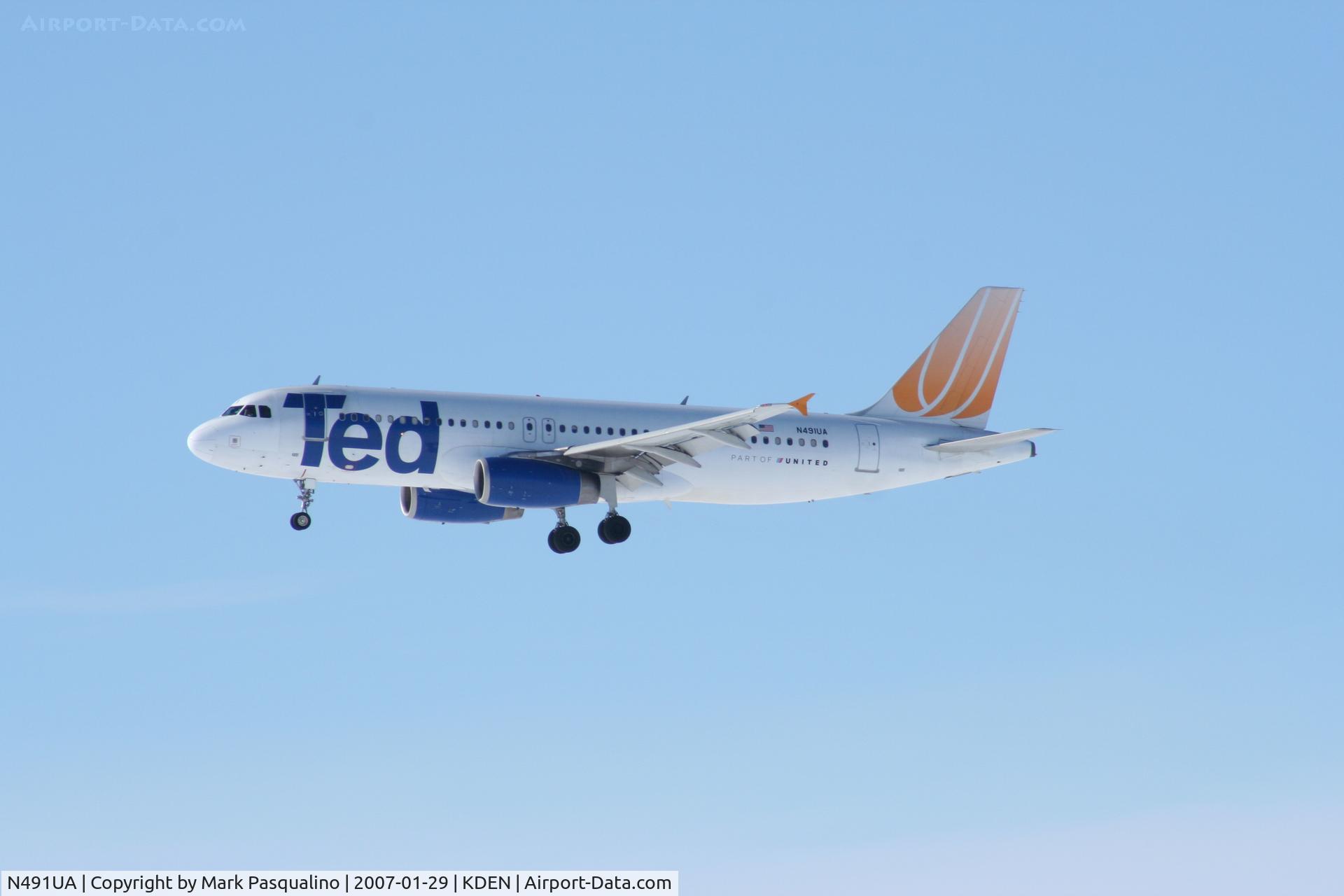 N491UA, 2002 Airbus A320-232 C/N 1741, A320