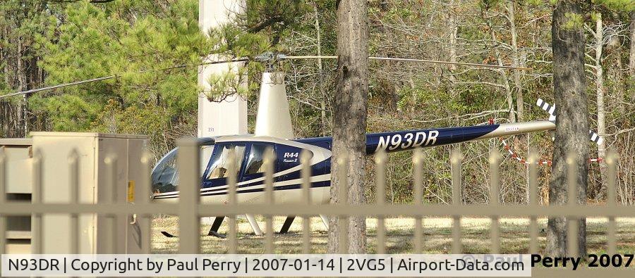 N93DR, 2003 Robinson R44 II C/N 10208, All fenced in, at Breeden's facility