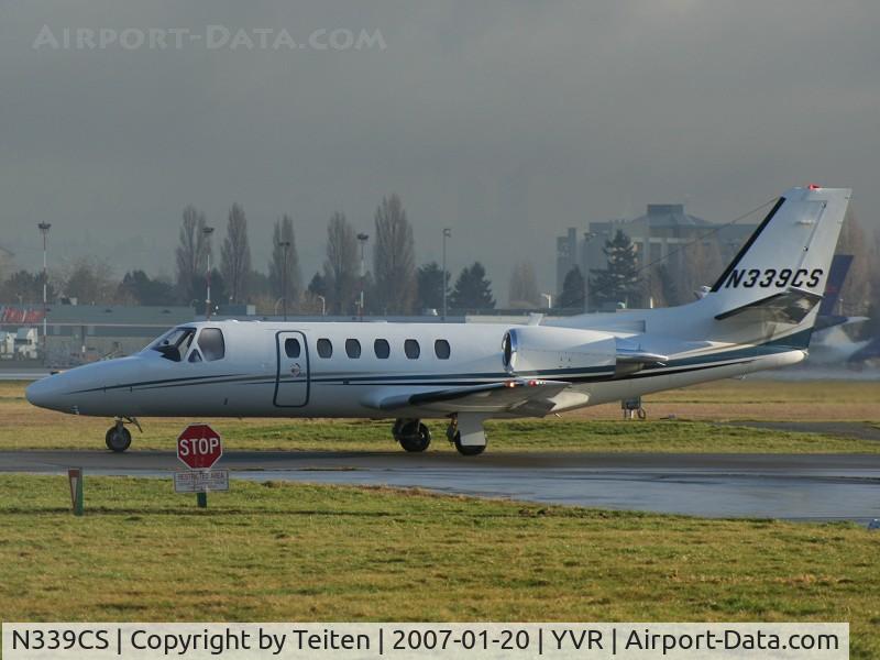 N339CS, 2004 Cessna 550 Citation Bravo C/N 550-1085, Another rainy morning in Vancouver