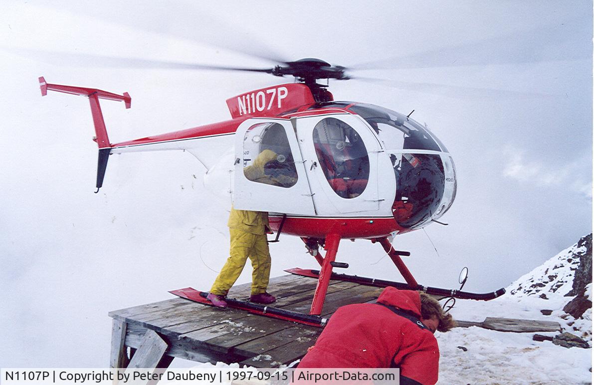 N1107P, 1981 Hughes 369D C/N 210897D, Photographed near Haines Alaska
