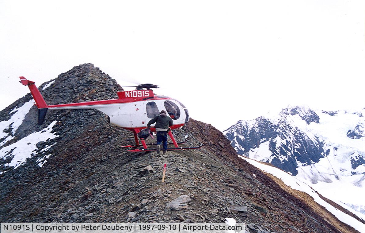 N1091S, 1980 Hughes 369D C/N 300691D, Photographed near Haines Alaska