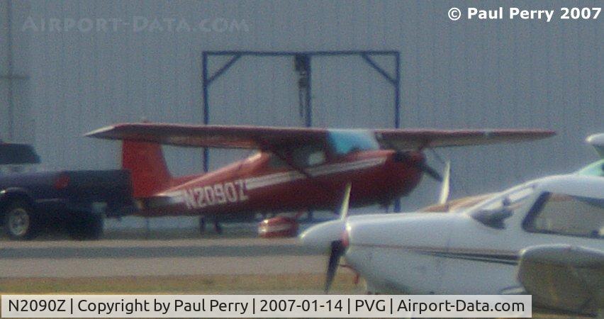 N2090Z, 1963 Cessna 150C C/N 15059890, Parked waaaay across the airport