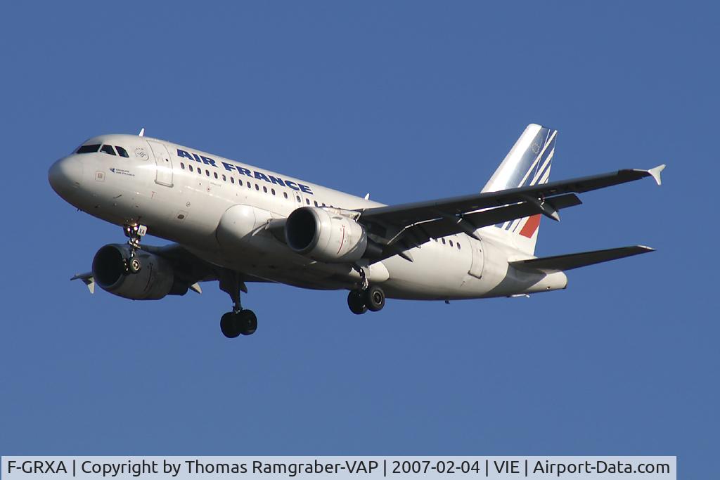 F-GRXA, 2001 Airbus A319-111 C/N 1640, Air France Airbus A319