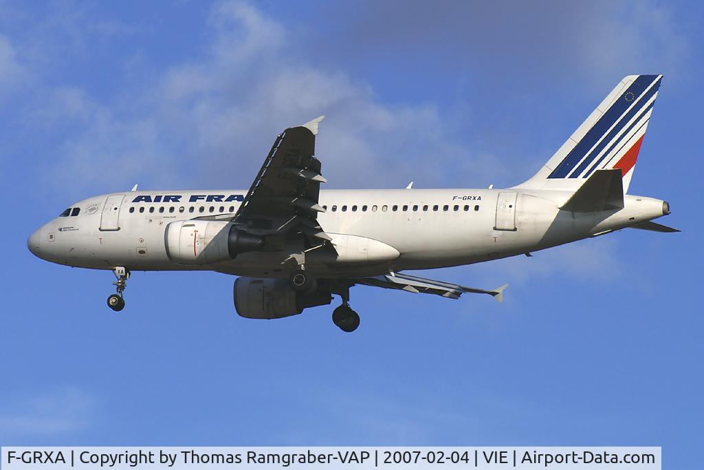 F-GRXA, 2001 Airbus A319-111 C/N 1640, Air France Airbus A319