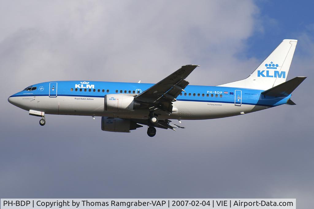 PH-BDP, 1989 Boeing 737-306 C/N 24404, KLM Royal Dutch Airlines Boeing 737-300