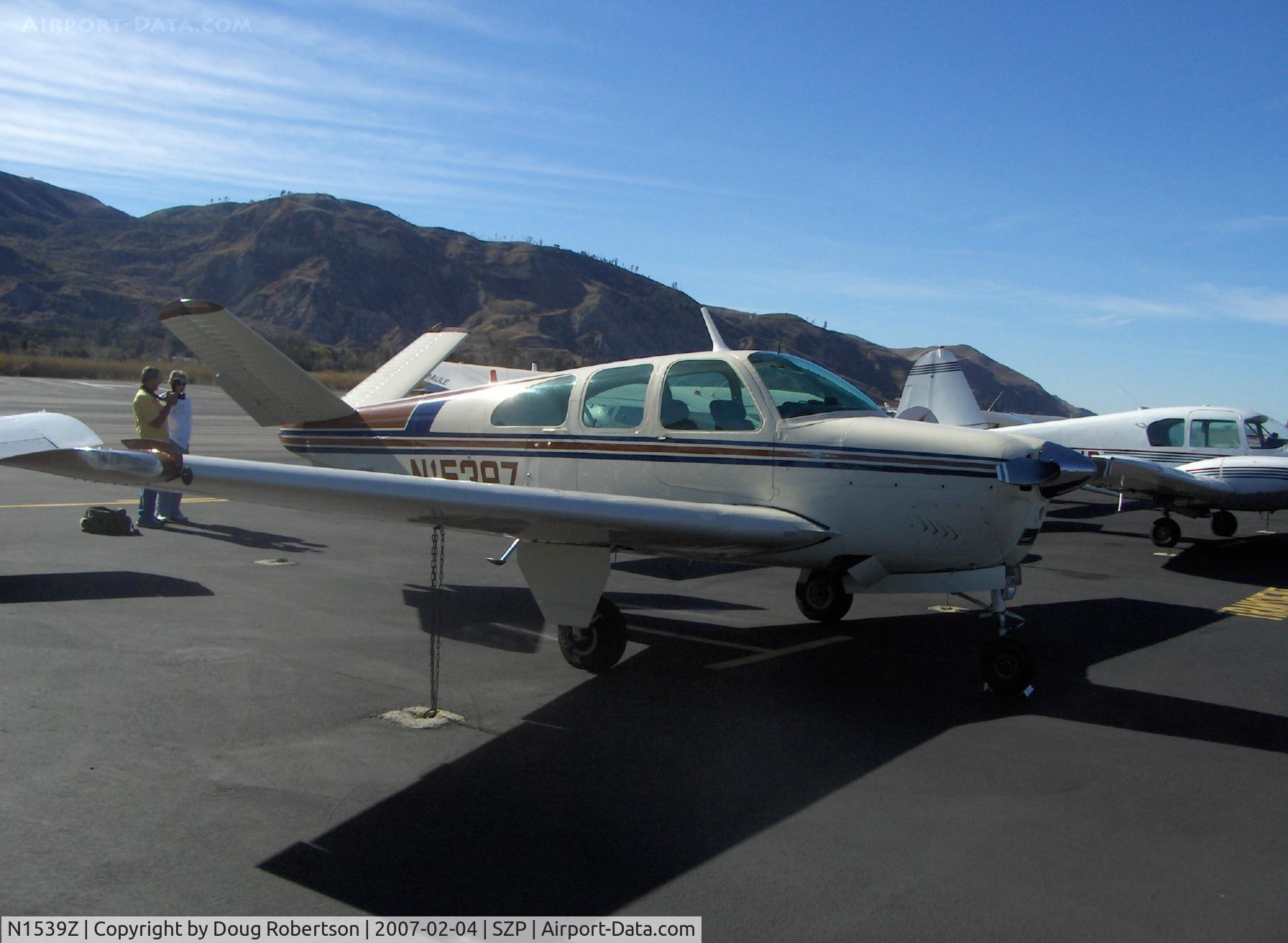 N1539Z, 1961 Beech P35 Bonanza C/N D-6866, 1961 Beech P35 BONANZA, Continental IO-470-N 260 Hp