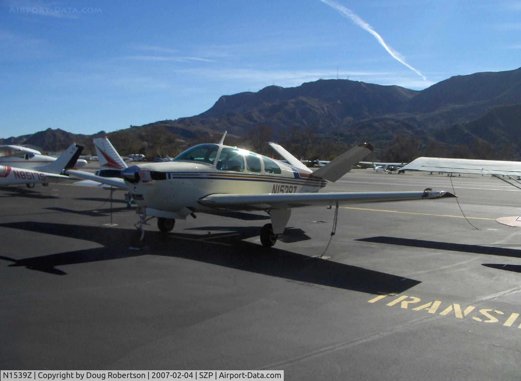 N1539Z, 1961 Beech P35 Bonanza C/N D-6866, 1961 Beech P35 BONANZA, Continental IO-470-N 260 Hp