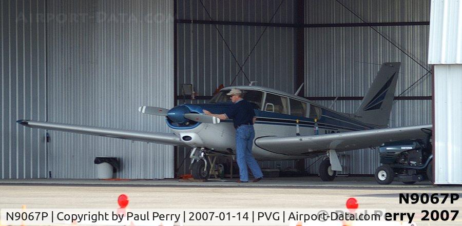 N9067P, 1966 Piper PA-24-260 C/N 24-4535, Post-flight clean up in the hangar