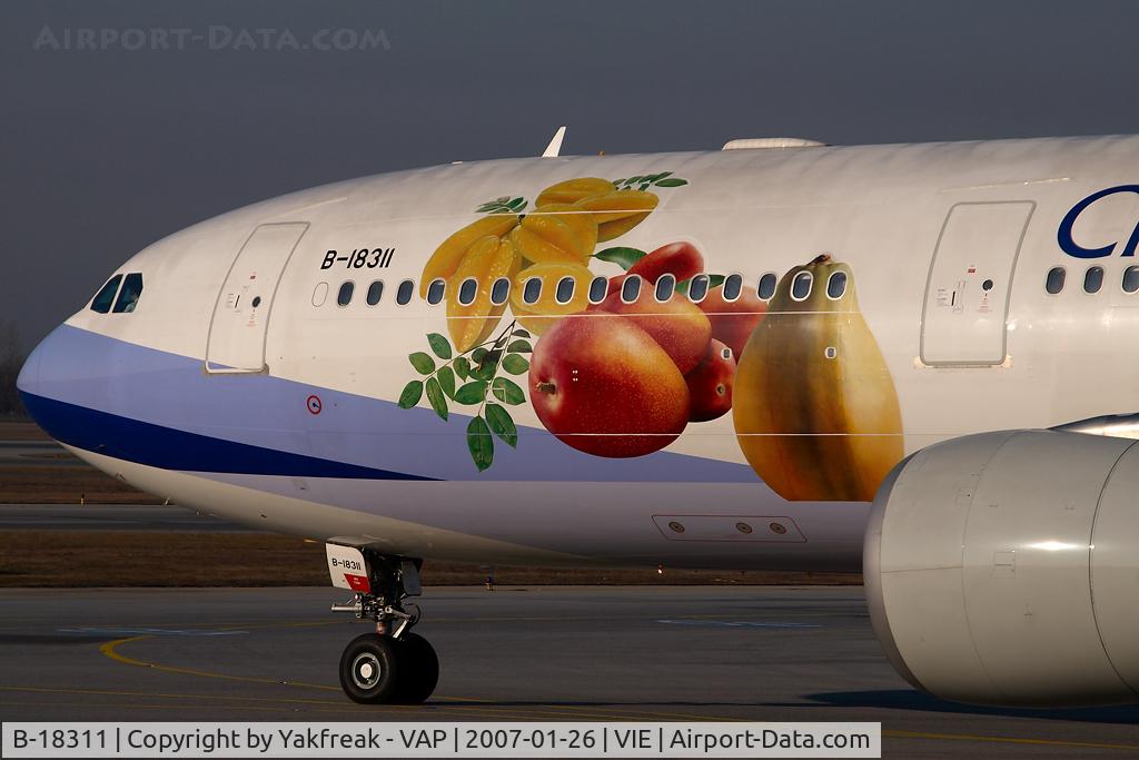 B-18311, 2006 Airbus A330-202 C/N 752, China Airlines Airbus A330-300 in special colors