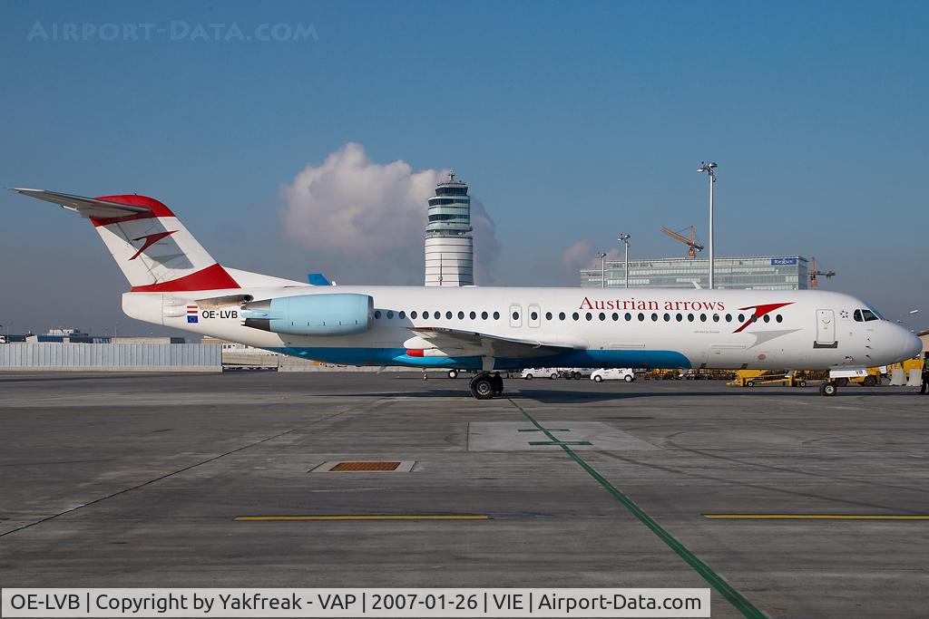 OE-LVB, 1994 Fokker 100 (F-28-0100) C/N 11502, Austrian Arrows Fokker 100