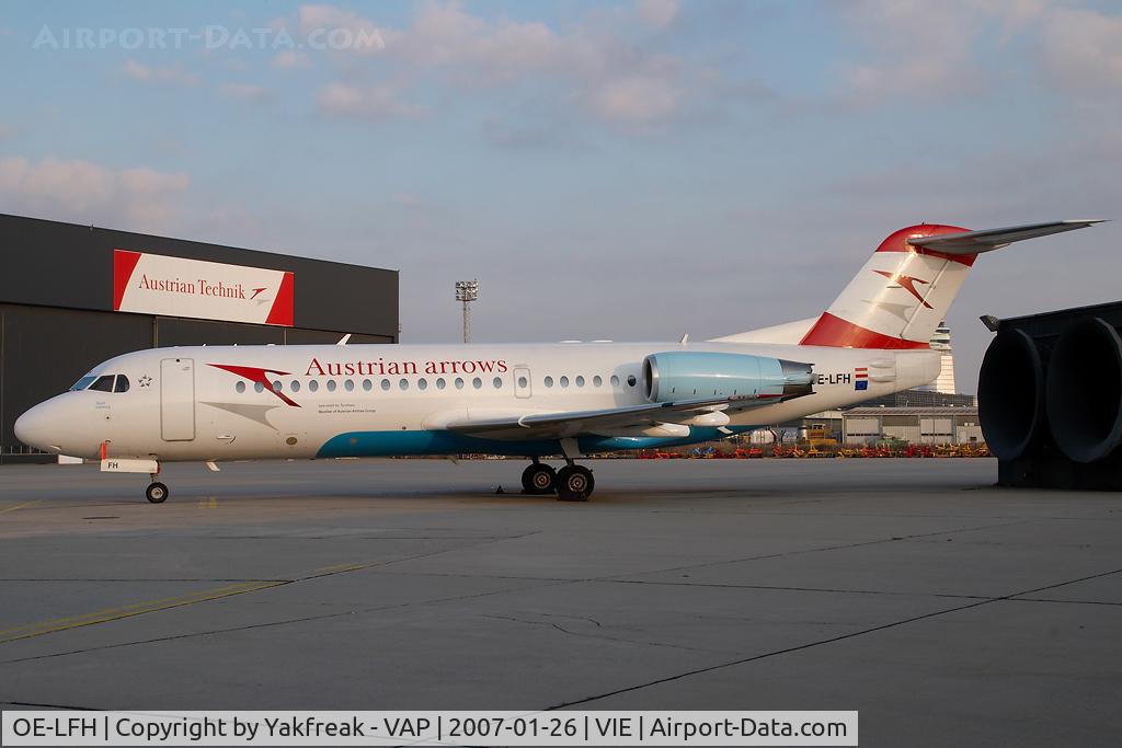 OE-LFH, 1995 Fokker 70 (F-28-0070) C/N 11554, Austrian Arrows Fokker 70
