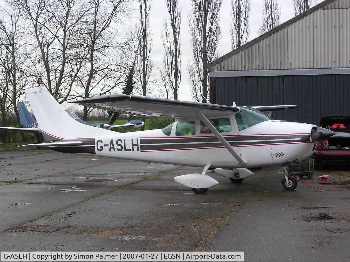 G-ASLH, 1963 Cessna 182F Skylane C/N 182-54905, Cessna 182F at Bourn airfield