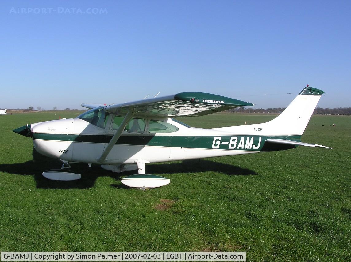 G-BAMJ, 1973 Cessna 182P Skylane C/N 182-61650, Cessna 182P at Turweston