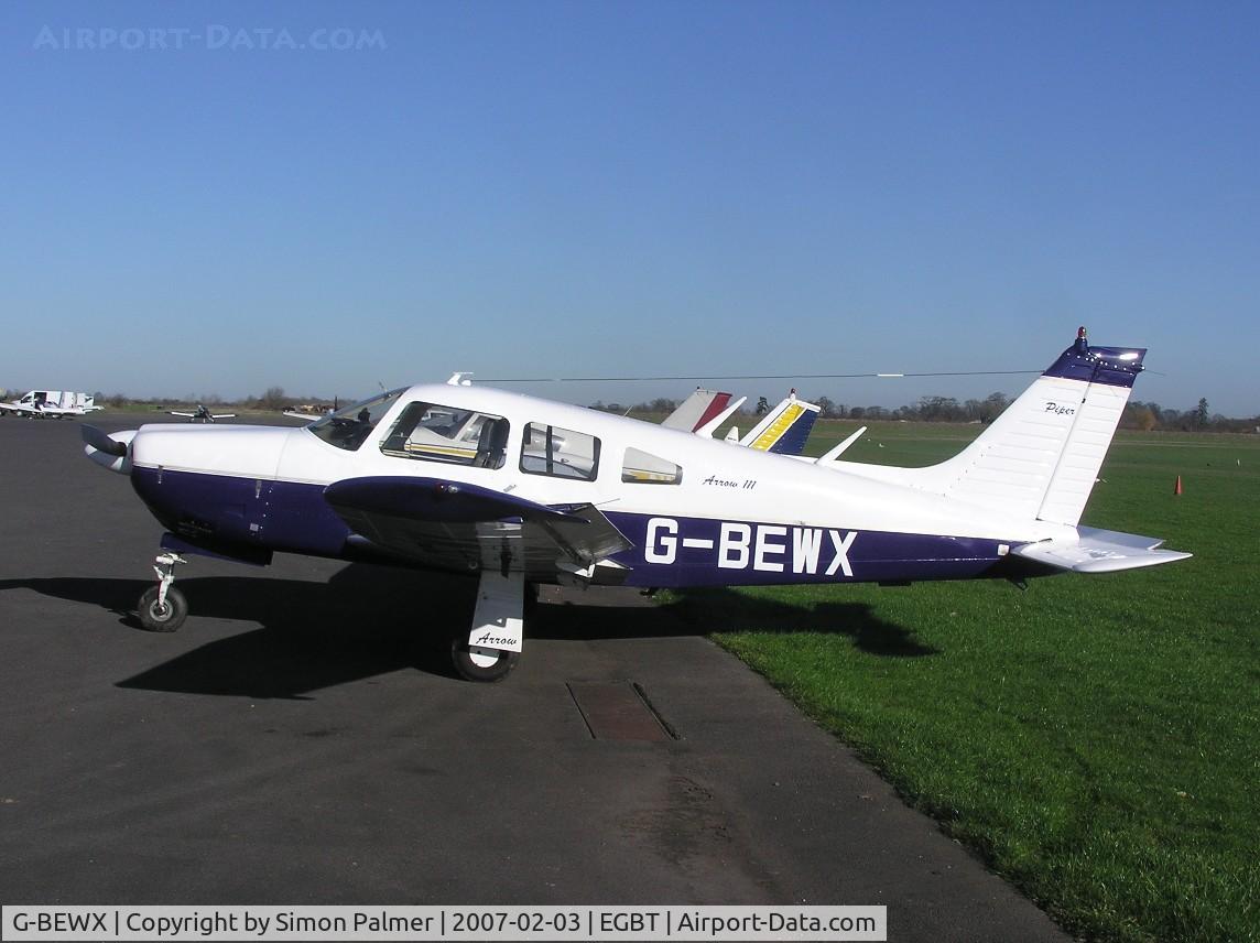 G-BEWX, 1977 Piper PA-28R-201 Cherokee Arrow III C/N 28R-7737070, PA-28R-200 Cherokee Arrow III at Turweston