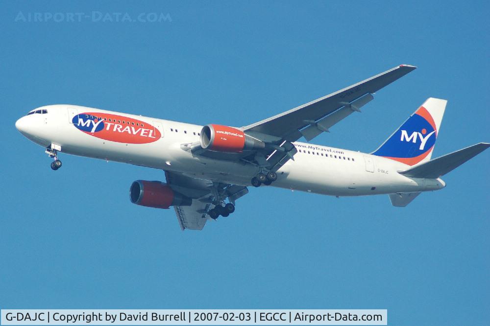G-DAJC, 1994 Boeing 767-31K C/N 27206, My Travel - Landing